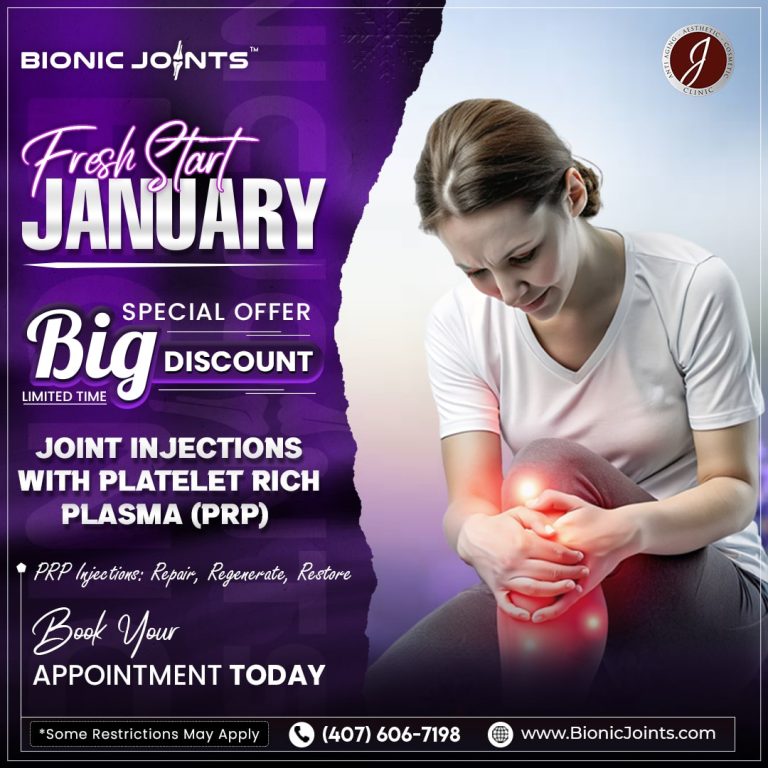 25% - January - Joint Injections (PRP) - BIONIC JOINT-min