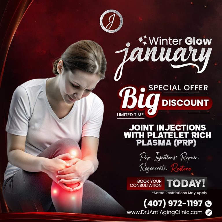 25% - January - Joint Injections (PRP) - DR J-min