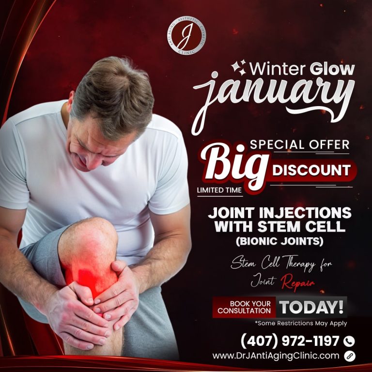 25% - January - Joint Injections STEM Cell - DR J-min