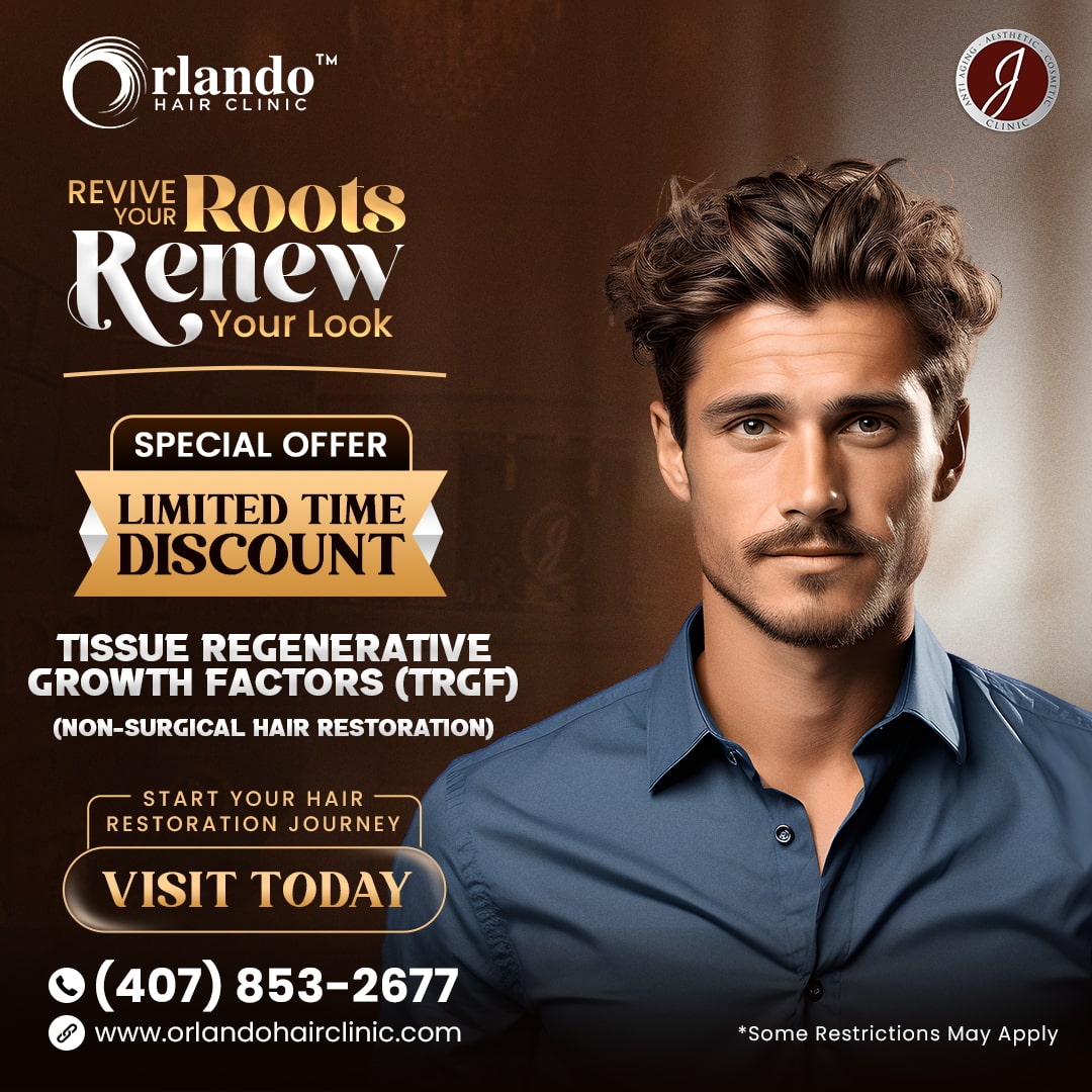 MONTHLY DECEMBER POST - 25% SERVICE - Tissue Regenerative Growth Factors - ORALNDO HAIR CLINIC-min